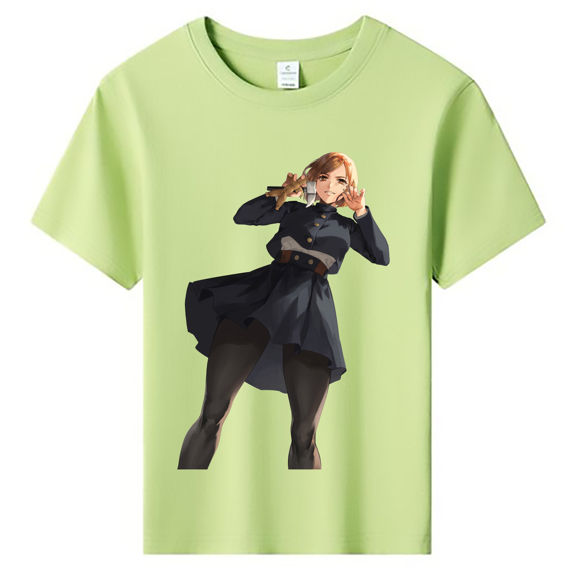 （画像用） 呪術廻戦 Jujutsu Kaisen 綿100％キッズTシャツ（フロントプリント）